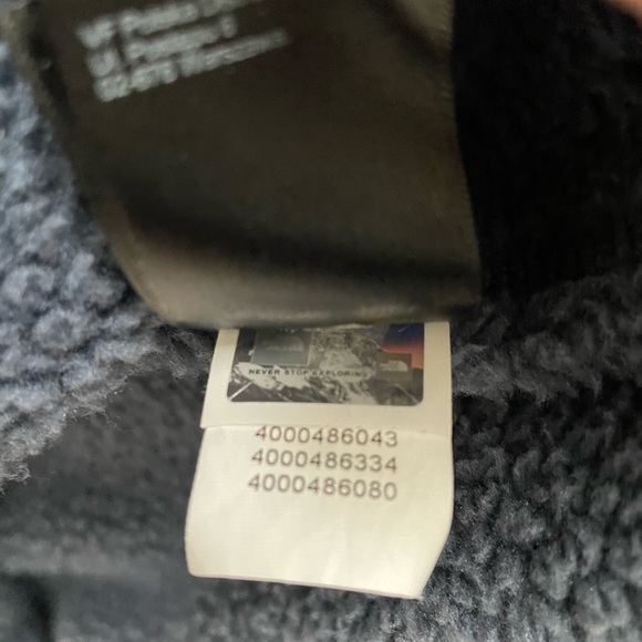 The North Face - Navy blue, Men’s Large 1/4 zip pullover fl… - Picture 3 of 5